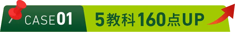 CASE01 5教科160点UP