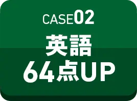 CASE02 英語64点UP