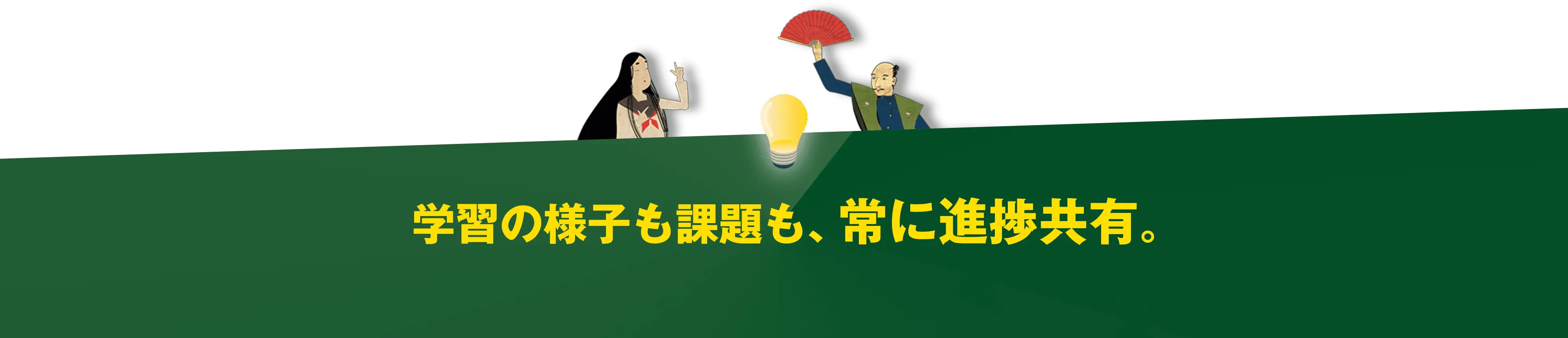 学習の様子も課題も、常に進捗共有。