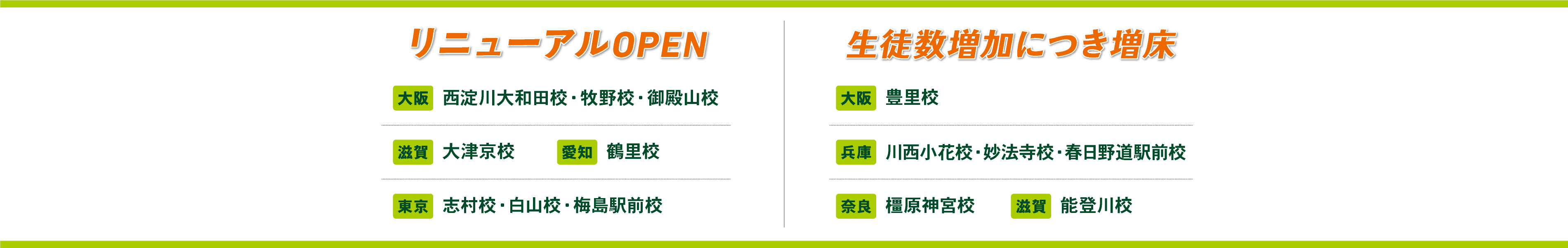 個別指導キャンパス 移転 増床校