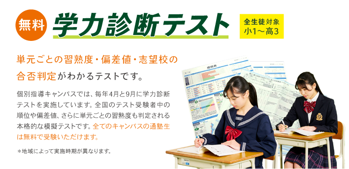 学力診断テスト/塾内テスト